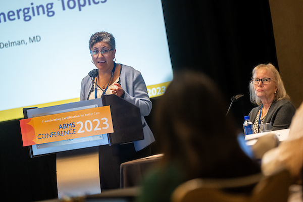 ABMSCert's tweet image. It takes 17 years for scientific evidence to change clinical practice but efforts led by Dana Meaney-Delman, MD of the @CDCgov and Susan M. Ramin, MD of @boardobgyn may accelerate this by more rapidly sharing public health topics between the two groups. #ABMS2023