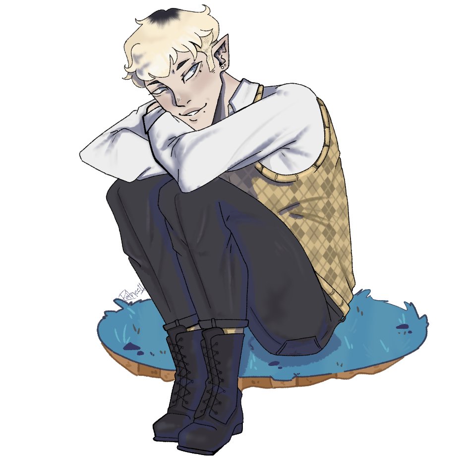 Rotheee11's tweet photo. My character Blake - using the reference from @mellon_soup https://t.co/HeQentnMM0