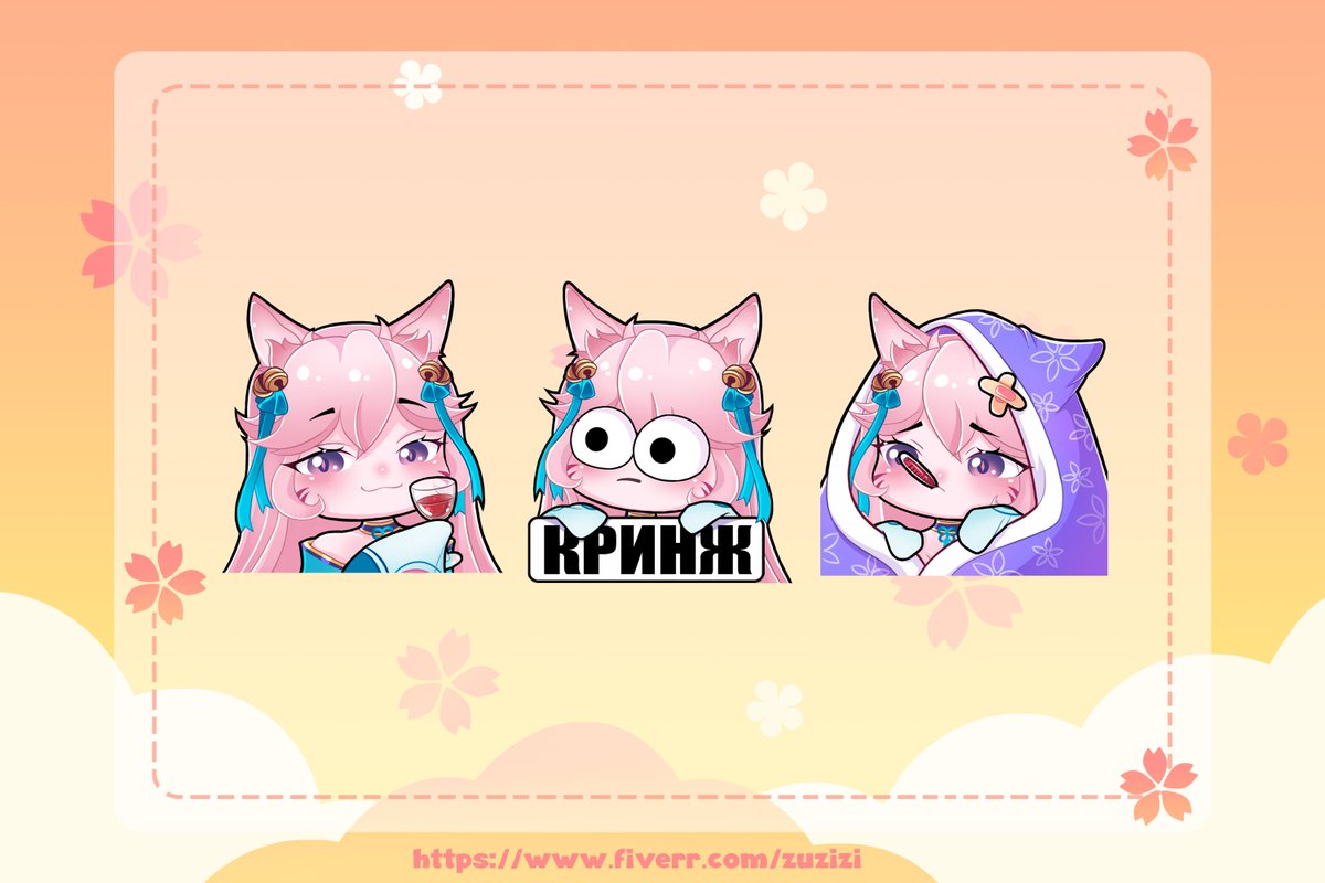 zuzivibe's tweet photo. New twitch emotes🌸
#twitch #emotes #twitchemotes #kitsune #zuzipix https://t.co/e1pQrVdj1w