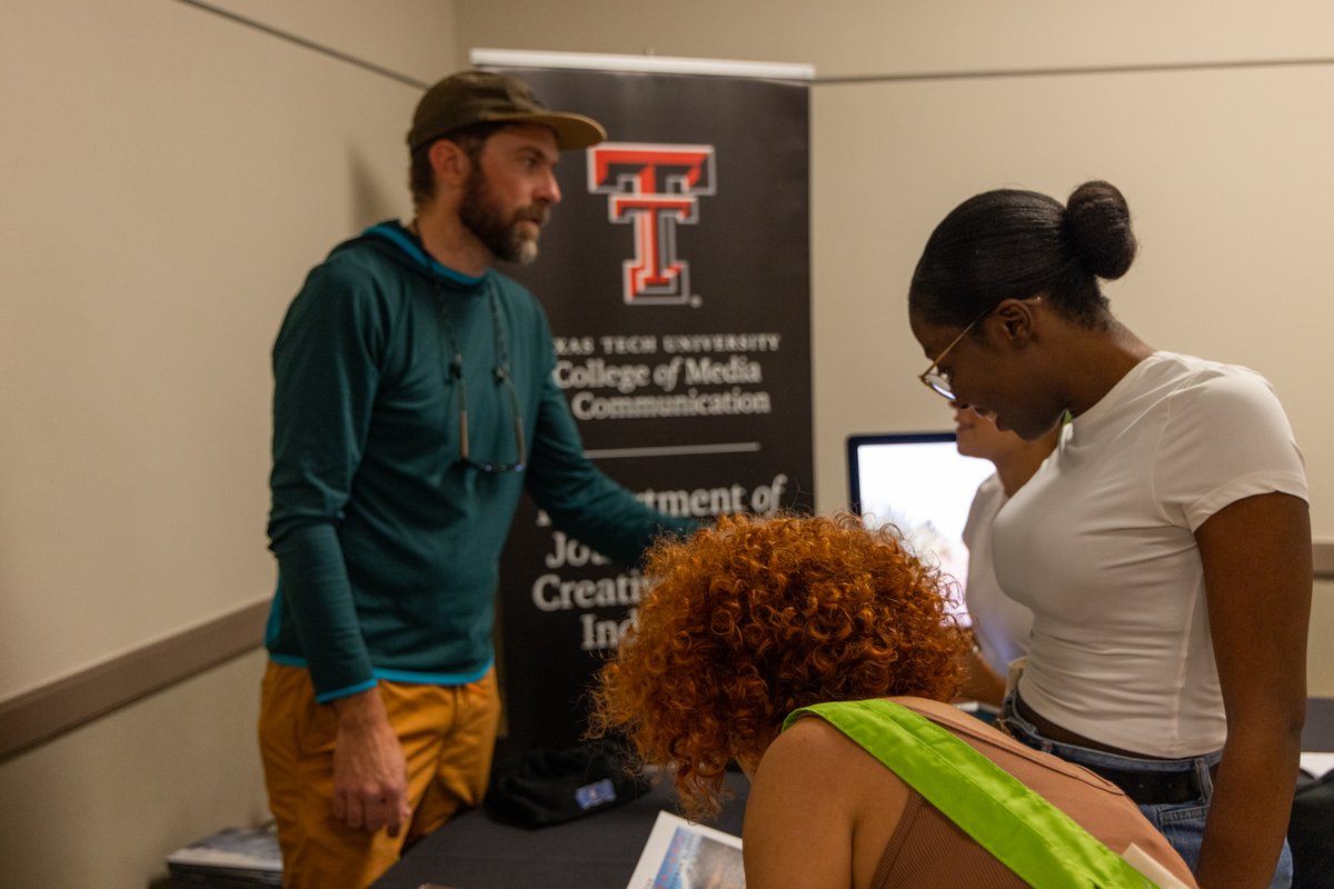 TTU_CoMC's tweet photo. We rocked the house for our #MyCoMC Student Welcome event! Thank you to everyone who stopped by to learn more about our Day One Opportunities. Need more information on our clubs and organizations? Click the link in our bio to learn more and get involved π€π #AnyIndustryAnywhere https://t.co/6MvLVQlPFu