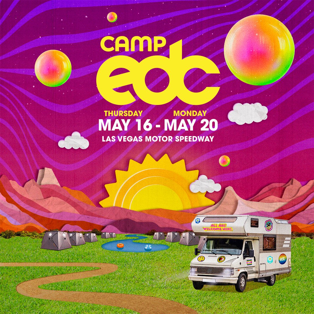 EDMIdentity's tweet photo. Camp EDC is a no-brainer for anyone looking to add another layer of immersion into their experience at @EDC_LasVegas 🎡🎆

📸: @im_keiki 

Find our epic review of last years edition, official pre-sale date, camp maps + more here! 👉🏼 // 🔗 https://t.co/8giTyD4sVl https://t.co/yRHTBq35dn