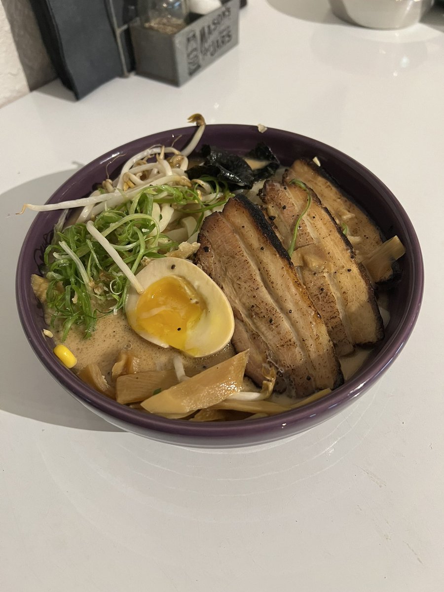 cuddlight's tweet image. Pork belly ramen @dwinger2003 @reidwinger