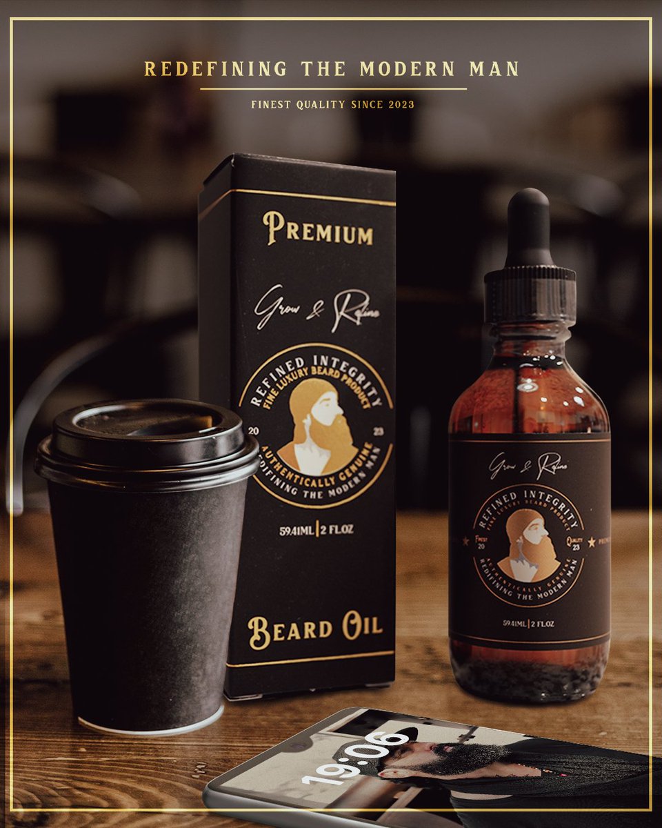 Redefining The Modern Man! Finest quality since 2023!

Refined Integrity 

#BeardGang #BeardLife #BeardLove #BeardStyle #BeardGoals #BeardCare #BeardTips #BeardOil #GroomingTips #FacialHair #MensGrooming #BeardProducts #BeardInspiration #BeardCulture #BeardCommunity