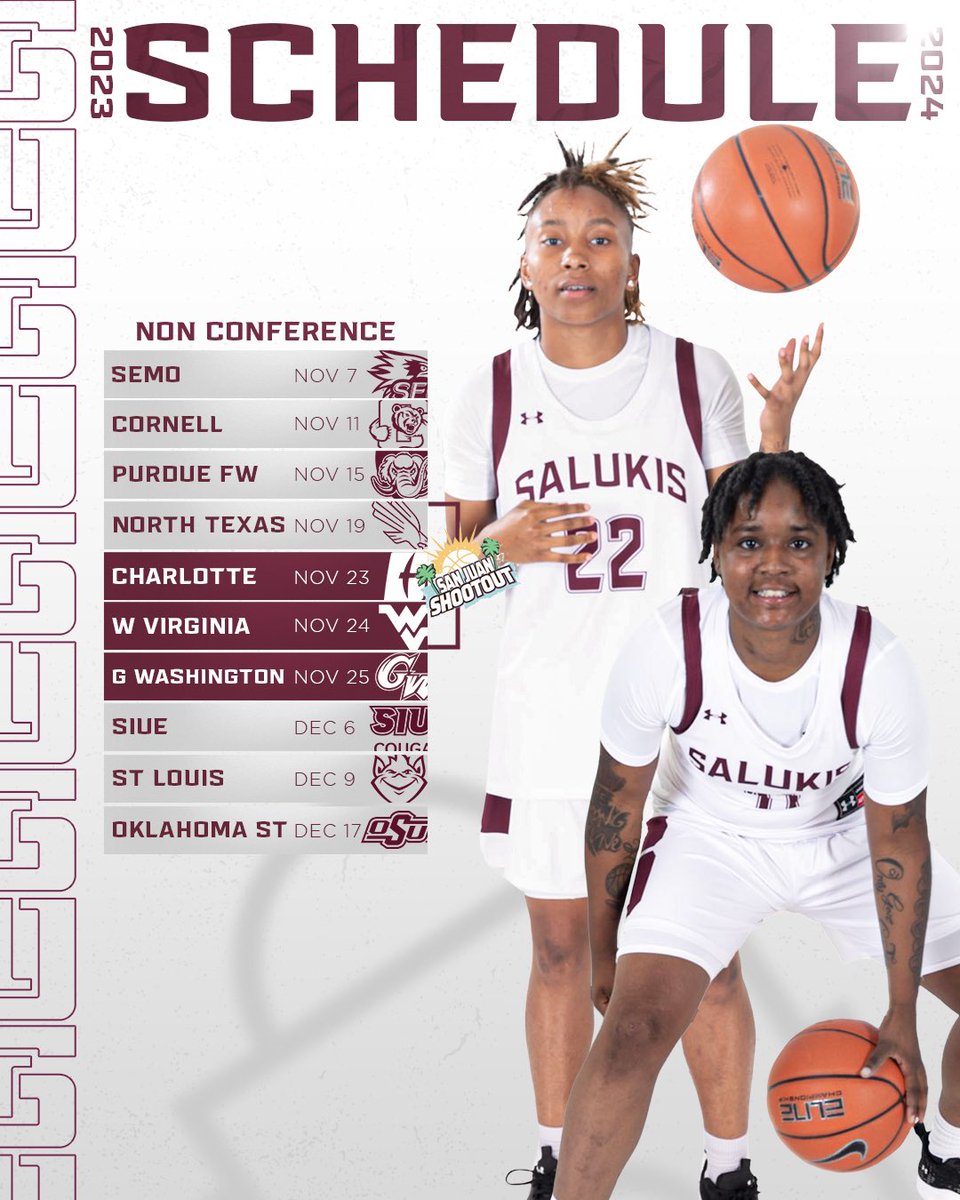 Our 2023-24 non-conference schedule is HERE! 🚨🚨

📘: bit.ly/3t0vrkY