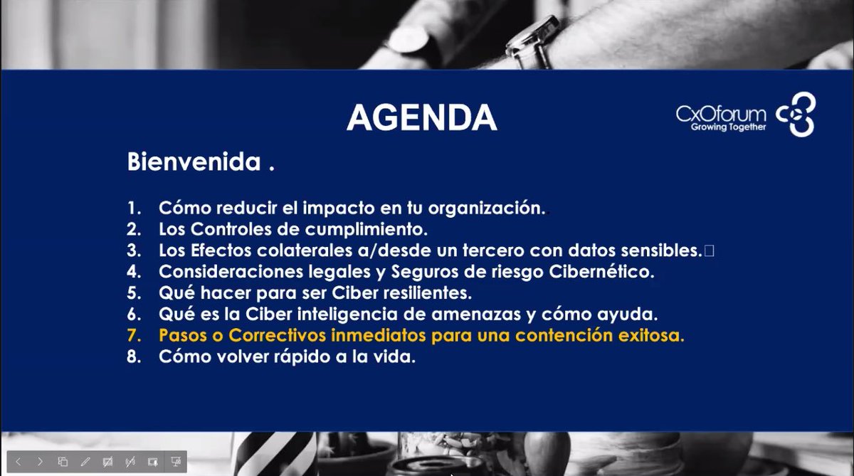 lorenn_bravo's tweet photo. Un placer ser panelista de la PLENARIA EXTRAORDINARIA DE CIBERSEGURIDAD en #CxOForum @CxOforum_LA https://t.co/ZeG3yxeOY3