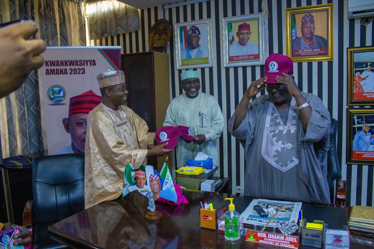 Kano AGILE Pays Courtesy Visit to the State Commissioner of Finance.

To confer their demonstration of commitment to girls' education and empowerment, the Adolescent Girls Initiative for Learning and Empowerment (AGILE) recently paid a courtesy visit to the State Commissioner.