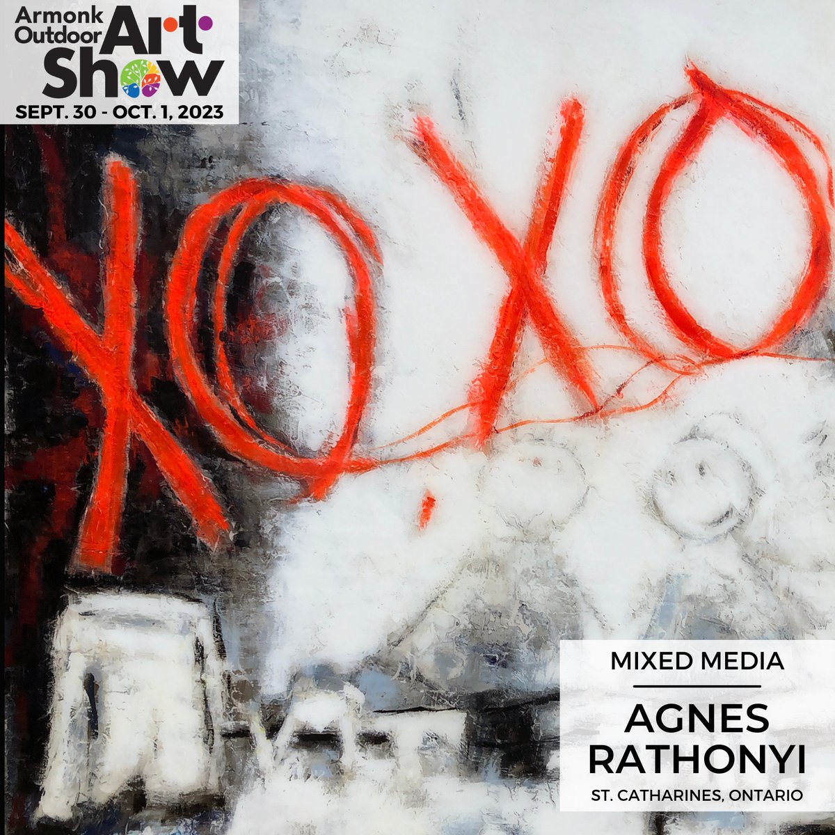 We welcome Agnes Rathonyi to our 2023 Armonk Outdoor Art Show!

Save the Date: Sept. 30 + Oct. 1 

#armonkoutdoorartshow