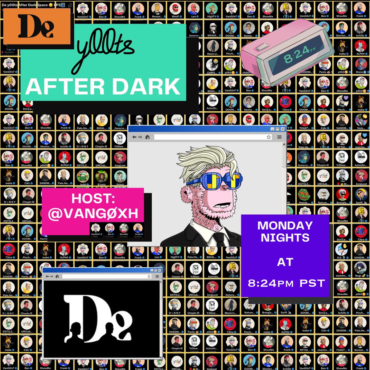 Banger space last night🔥 Thank you for pulling up and bringing the vibes #Dey00ts fam, esp you <a href="/frankdegods/">Frank</a> 😎👍  #Dey00tsAfterDark will be running more spaces 🫡 

Next one linked below👇👇👇

CC: <a href="/frankdegods/">Frank</a> <a href="/CryptoLisboa/">Ben 🥼🧪</a> <a href="/ShowMeYourNFT/">ShowMe</a> <a href="/MAKEANFT/">make</a> <a href="/llSANDMANll/">🜲 SANDMAN⚡️</a>  <a href="/bchillz42/">bchillz</a>