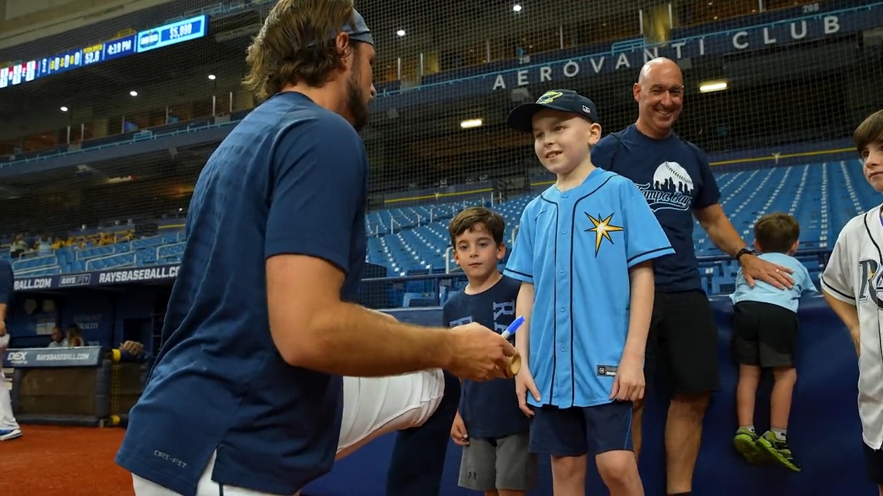 Tampa Bay Rays on X: So happy to have Mason join us on a BIG day at  Tropicana Field as our Tuesday's Champion! 💙 @ChildDreamFund  @RaysCommunity  / X
