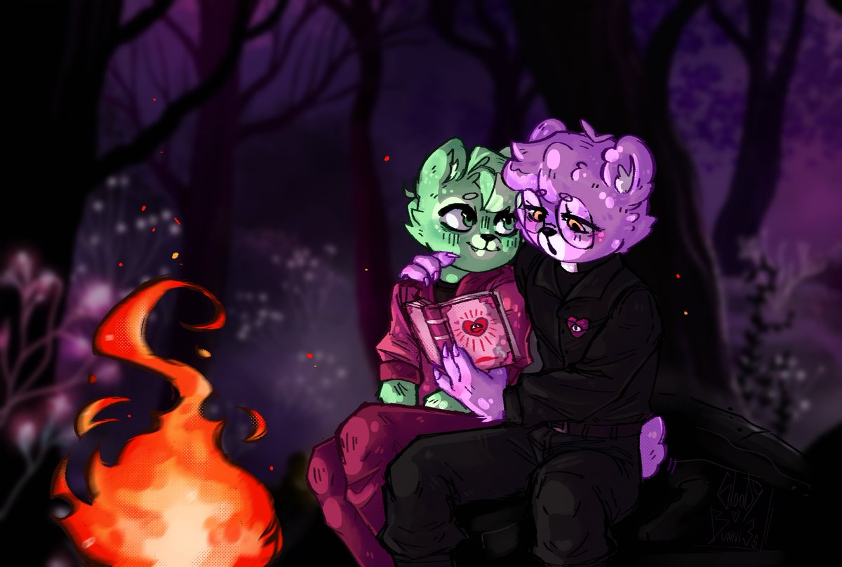 Commission for my friend <a href="/Orionspoons/">Squid or Grizzly</a> !!! of his adorable Unicorn Wars oc, Mimos and Padre...
#UnicornWars 
#UnicornWarspadre