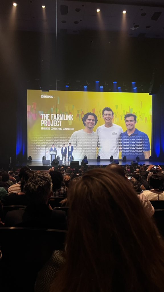 ImcocoMash's tweet photo. Amazing work by @farmlinkproject
Well done on your @gatesfoundation #Goalkeepers2030 award
#GoalKeepersPartner https://t.co/Krx86EgsvM