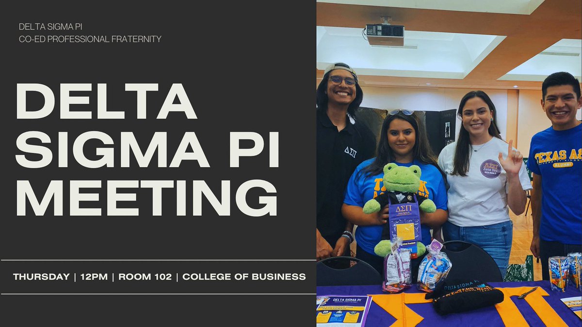 📢 Calling all future fraternity members! 🤝 Join us for our next meeting this Thursday, September 21st at 12 PM in Room 102 at the College of Business. 🏛️ It's a chance to meet our brothers and learn more about what makes our fraternity special. See you there! 📚