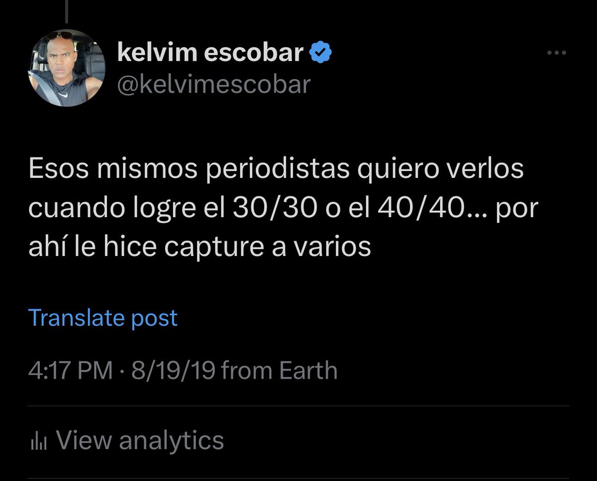 Kelvim Escobar tweet media