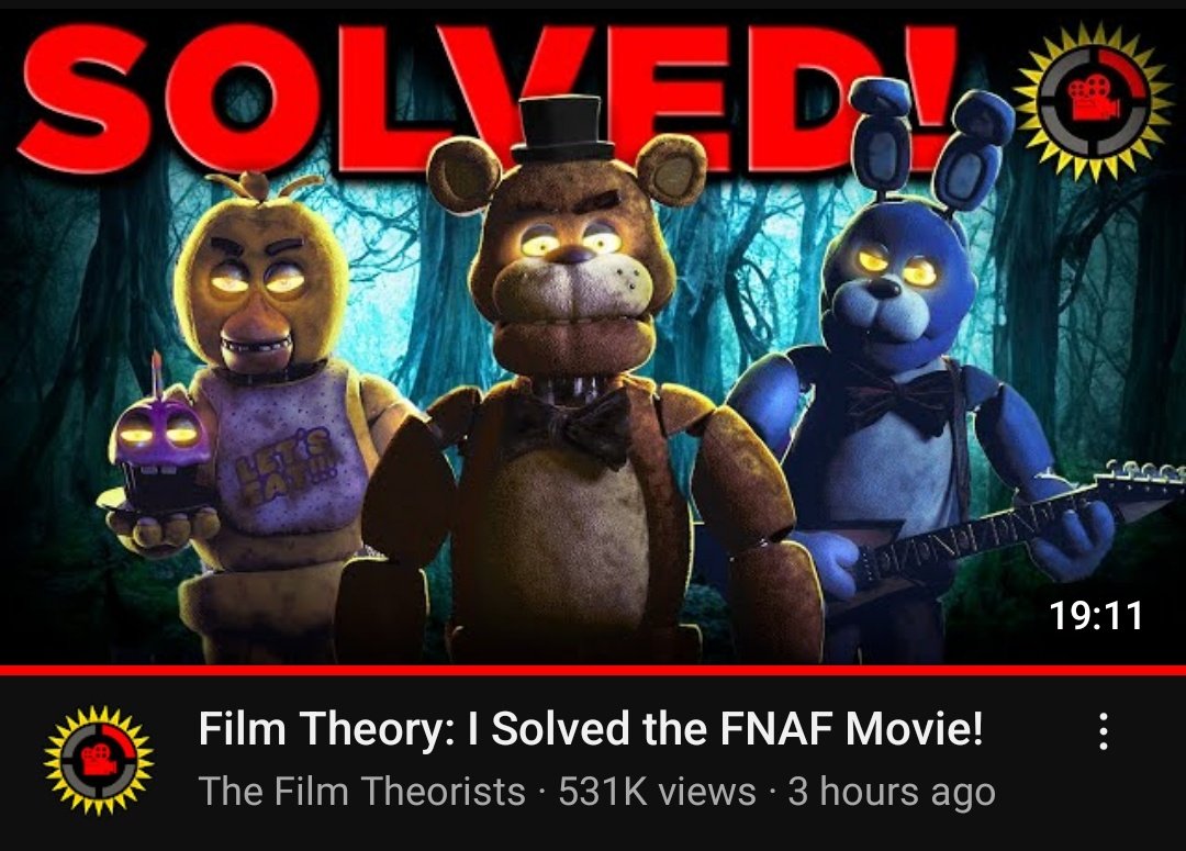 ABBY IS GOLDEN FREDDY?! - FNAF Movie THEORY 