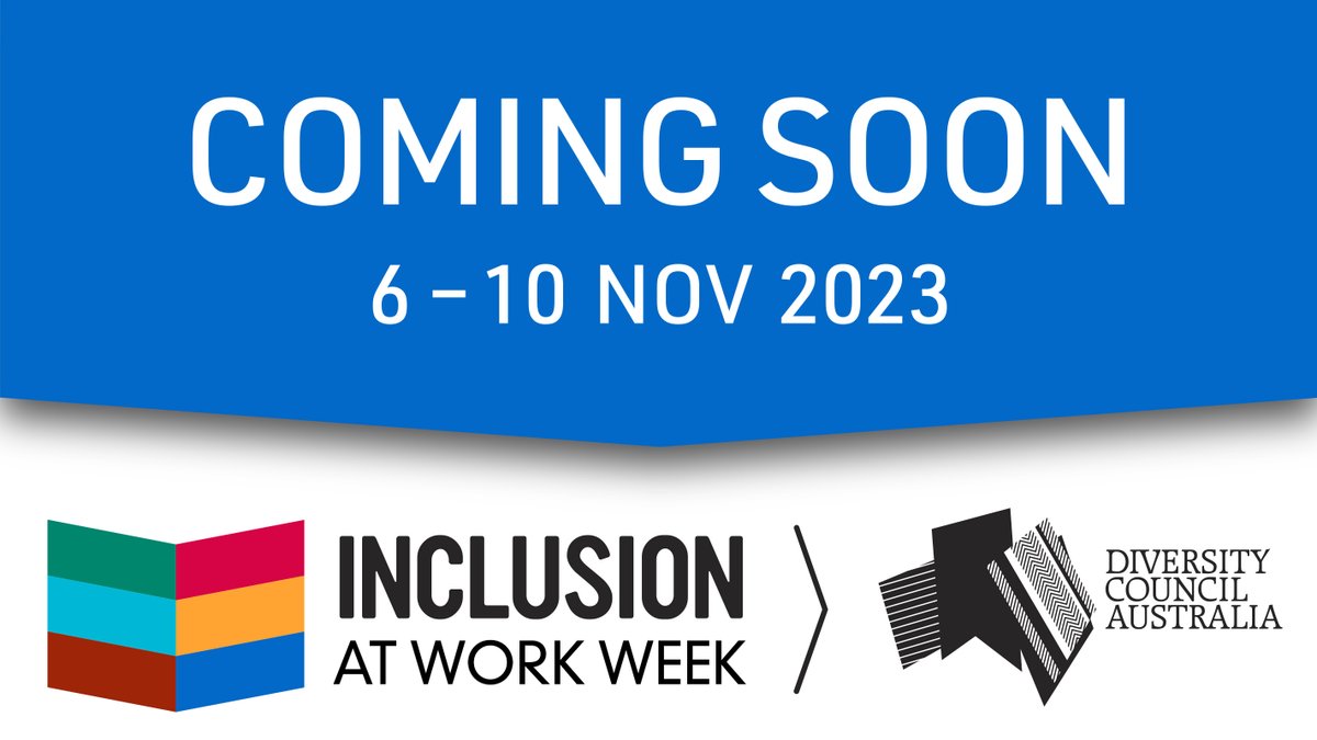 DivCouncilAus's tweet image. #InclusionAtWorkWeek 2023 is coming! 🌟

Following success of last year&apos;s inaugural week, we&apos;re excited to announce 2023 dates where we&apos;ll celebrate achievements made by Australian orgs committed to building inclusive workplaces. 

Interested in joining? 👉ow.ly/RlAw50PN4KZ