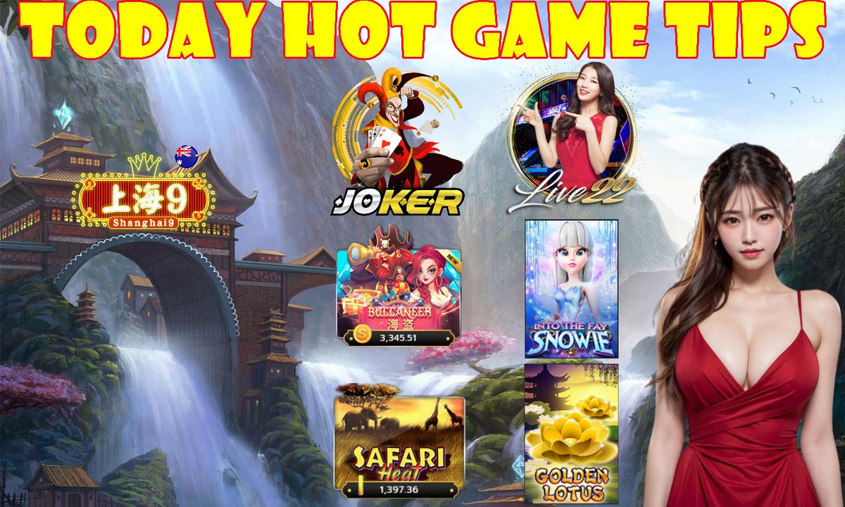 WELCOME GAME TIPS OF TODAY
🎉🎉🎉🎉🎉🎉🎉🎉

🎰 Server: JOKER
💠: BUCCANER
💠: SAFARI HEAT

🎰 Server: LIVE22
💠: INTO THE FAY : SNOWIE
💠: GOLDEN LOTUS

📞 Link : joinshanghai9aus.wasap.my
Tele Group : t.me/SH9AusGroup
FB Page : bit.ly/FBSH9Aus