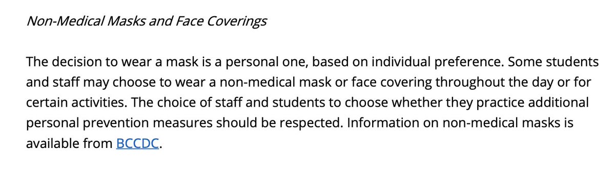 jaclynmacrae's tweet photo. Bonnie Henry, ad nauseam for threepointfiveyears: "we're learning"
Screencap from BCCDC (so, Ministry of Health, so PHO), Guidance for K-12 #BCEd dated September 13, 2023:
SO. MUCH. LEARNING.🙃
#ThatsSarcasm #FixedMindset #CMTSU #JFC #BCPoli #EminenceBasedMedicine #Enough https://t.co/3rYZXKliba