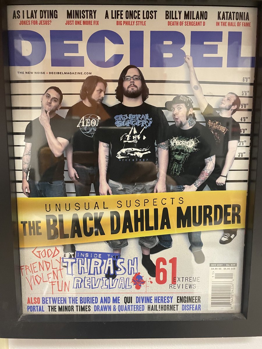 I too was on the cover of decibel wearing normal cloths