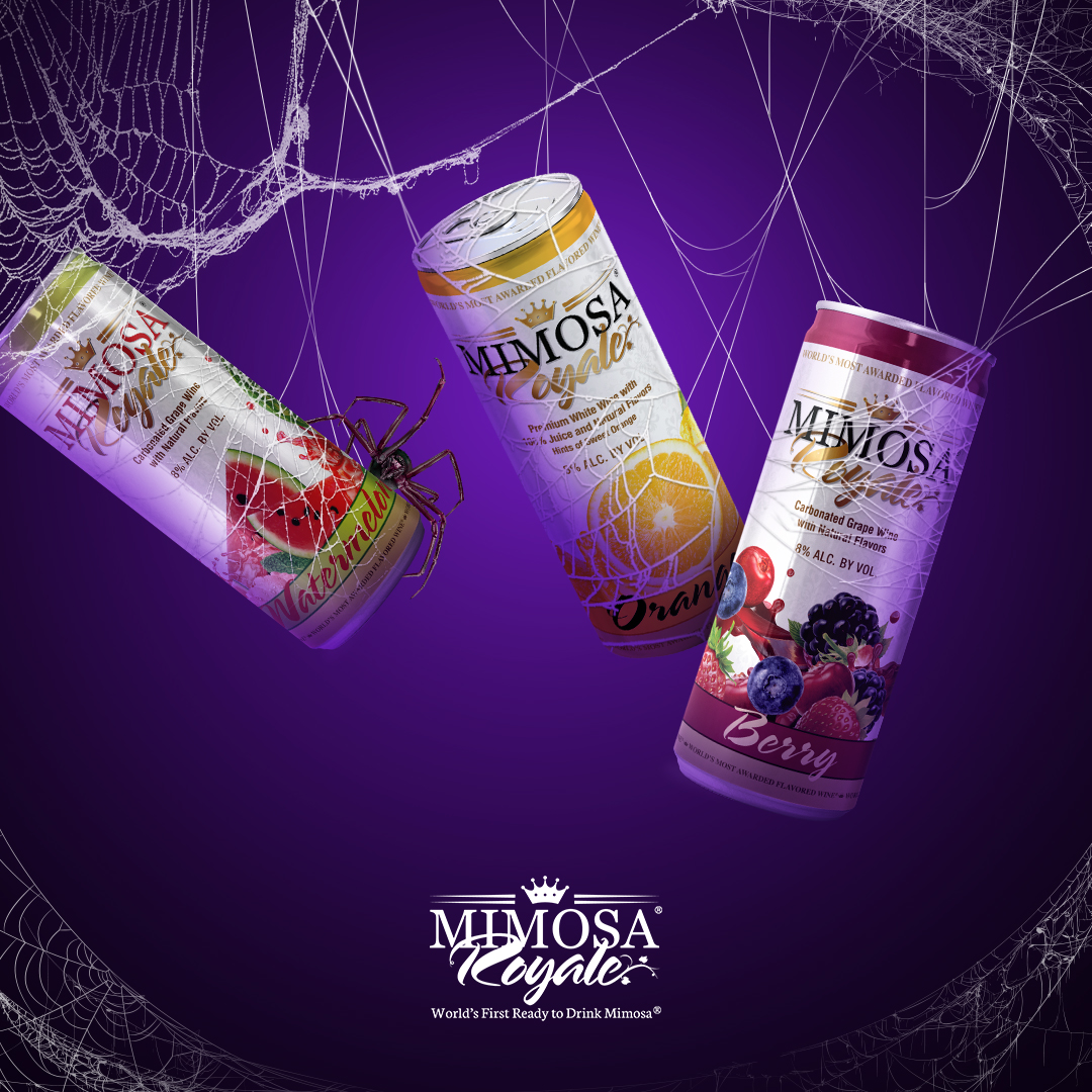 Taste so irresistible, we'll have you tangled in our flavors. 🕸️🕷️ #MimosaRoyale
