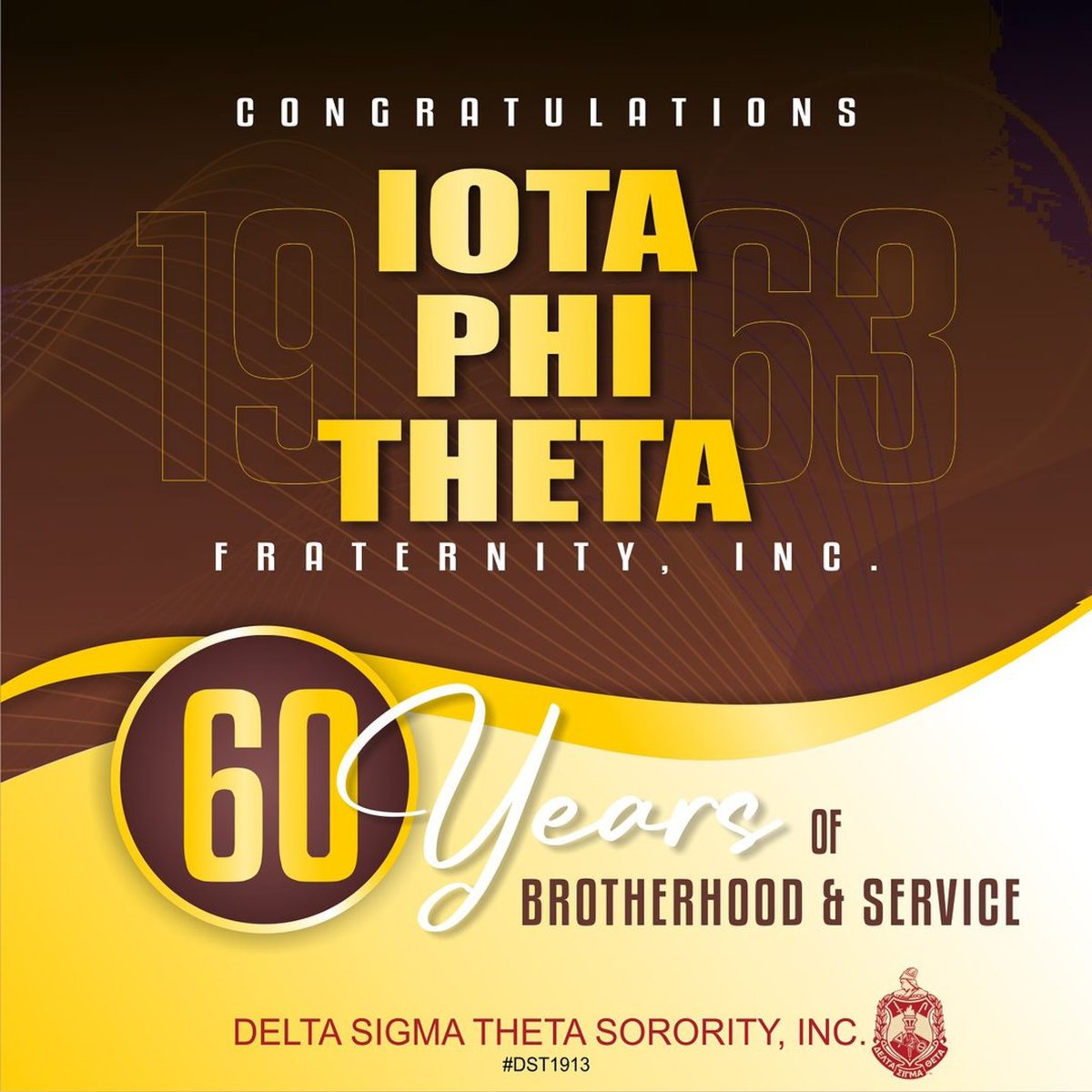 DSTQuAC's tweet image. Congratulations to the inspiring men of Iota Phi Theta Fraternity, Incorporated on 60 years of brotherhood and service! @ipt1963 

#IPT1963