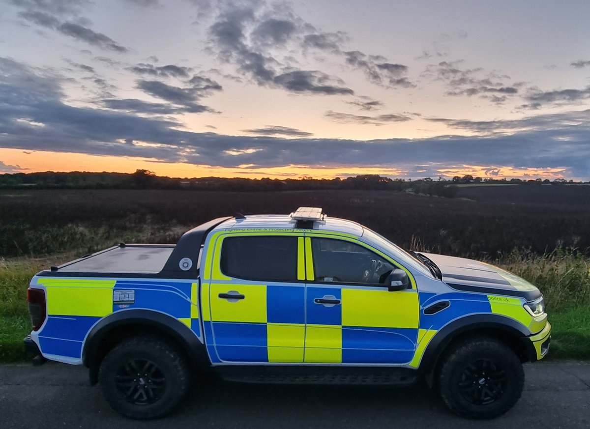 Started the shift on the hunt for a stolen caravan before moving onto an area where illegal hare coursers have been targeting. 

#RuralCrimeActionWeek #HeritageCrime #WildlifeCrime #RuralCrime