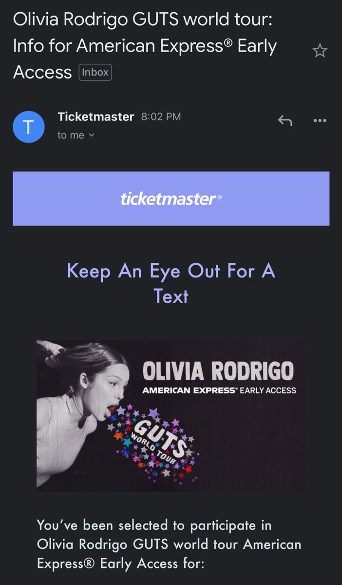 Olivia Rodrigo Tour Updates (GUTS WORLD TOUR) tweet media
