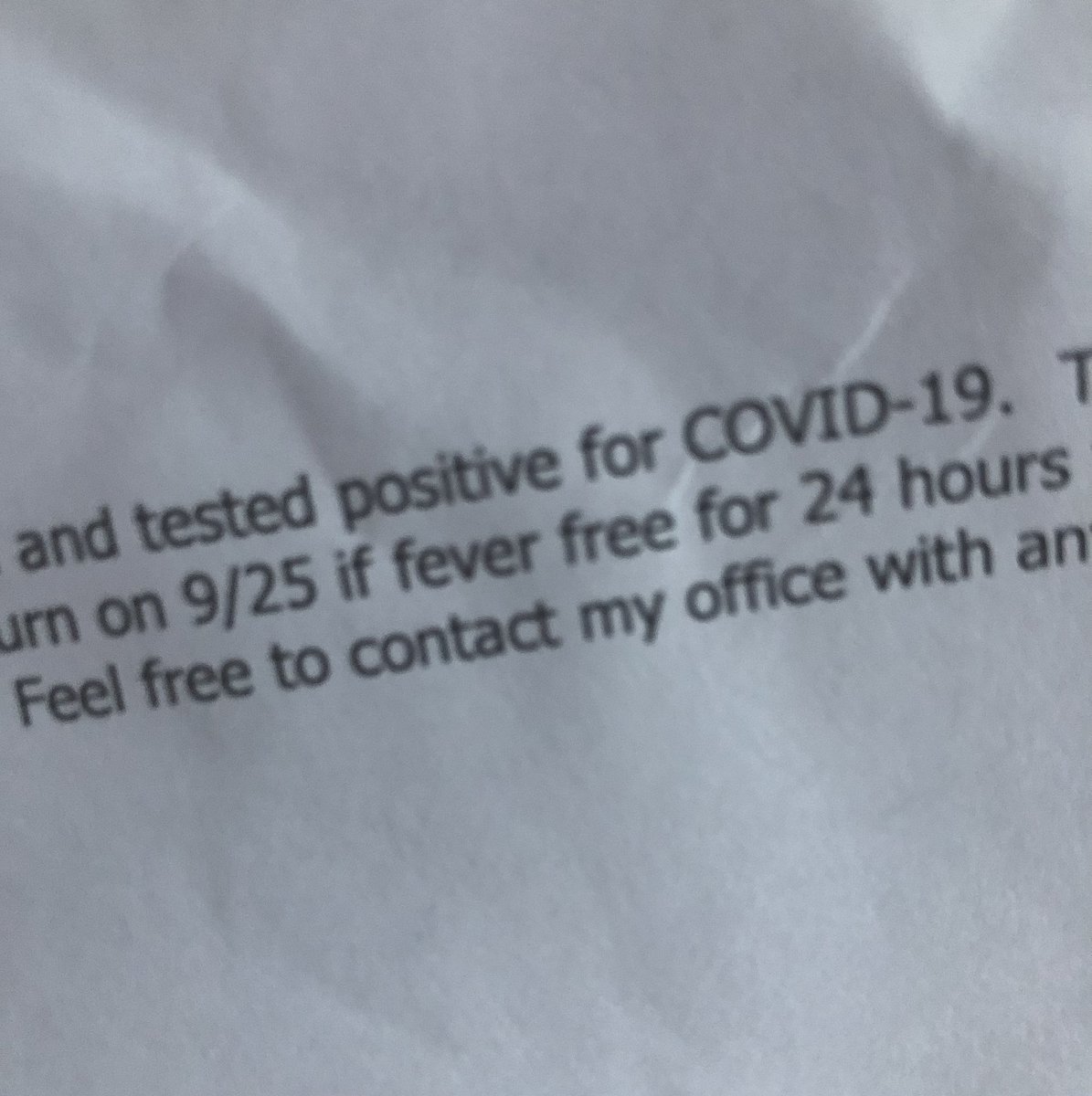 CarrieBarberLPN's tweet photo. Yay for me 😔😢😖 #COVID19 #CovidComeback #FullyVaccinated https://t.co/in6lZocCbM