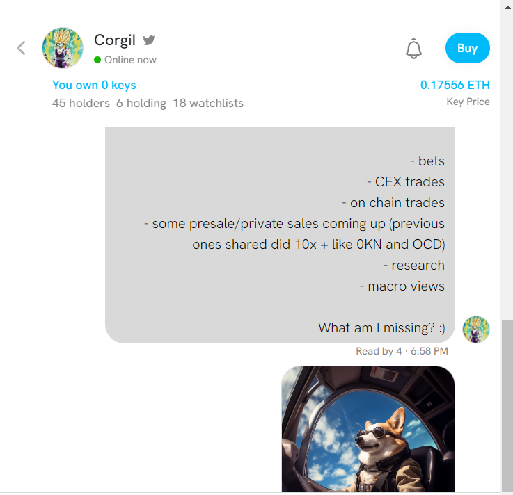 corgil's tweet photo. On the journey to 1 ETH+ 📈

@friendtech https://t.co/dPBXFPgSJY