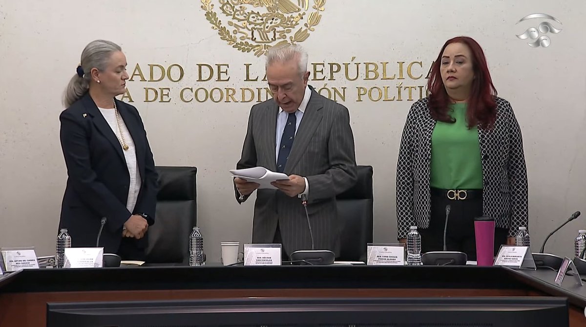 CGBSenado's tweet photo. 🇲🇽🇹🇭 | Comparece ante las Comisiones de Relaciones Exteriores y de Relaciones Exteriores, Asia-Pacífico-África del @senadomexicano la C. @Lferrersilva, designada como Embajadora Extraordinaria y Plenipotenciaria de México en el Reino de Tailandia, @EmbaMexTai. https://t.co/oMkgvmoruG