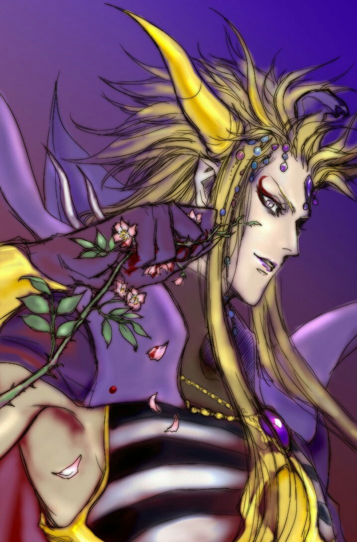 #自信ある絵を4枚貼って5rtきたら認められたお絵かきマン見た人もやる
フリオニールと皇帝で 