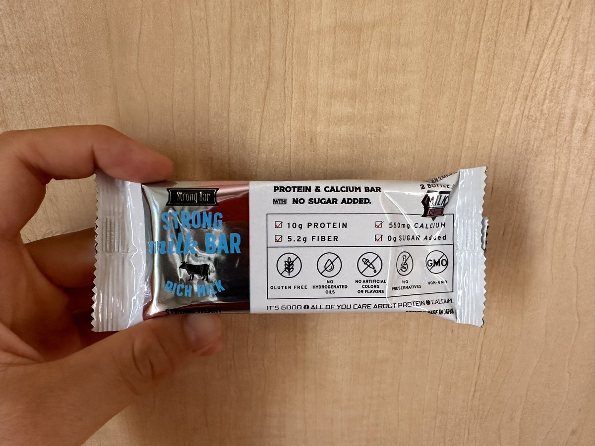 jmorimori11's tweet photo. 【ストロングバー】
朝ごはんは
いつも通り、ストロングバー👍
✔︎グルテンフリー
✔︎プロテイン22g
✔︎砂糖人工甘味料0g
#ストロングバー #strongbar #プロテインバー #最強のプロテインバー https://t.co/HQOQweHJwc