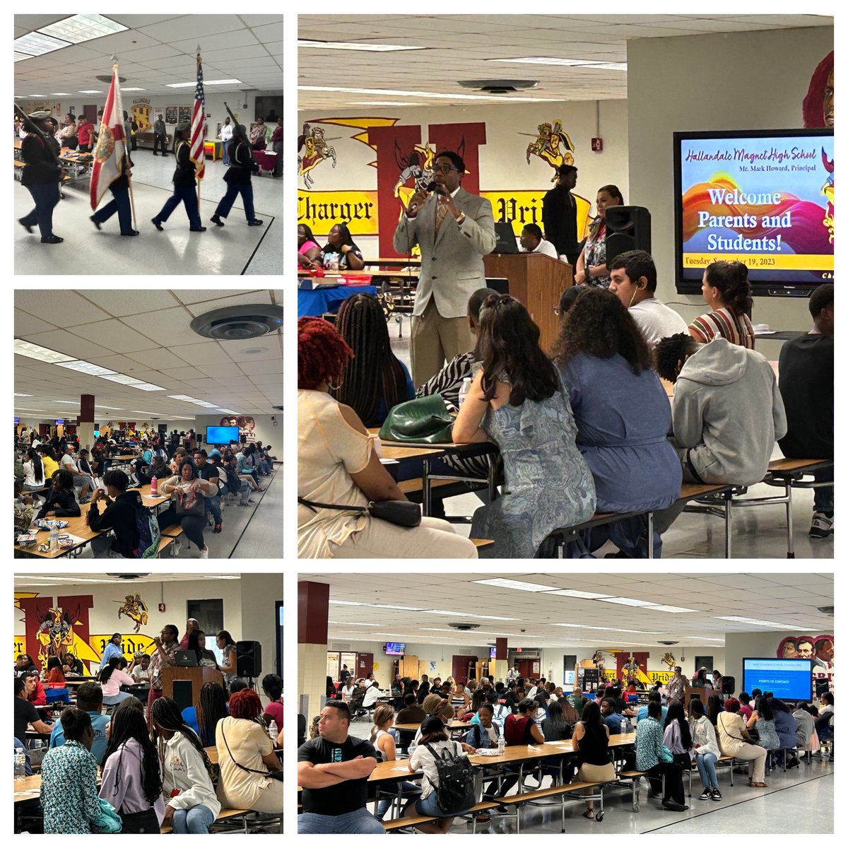 Thank you to all the families who came out tonight for Hallandale’s Open House! A huge shout out to our teachers, staff, and students who made this night happen! ⁦@Principal_HMHS⁩