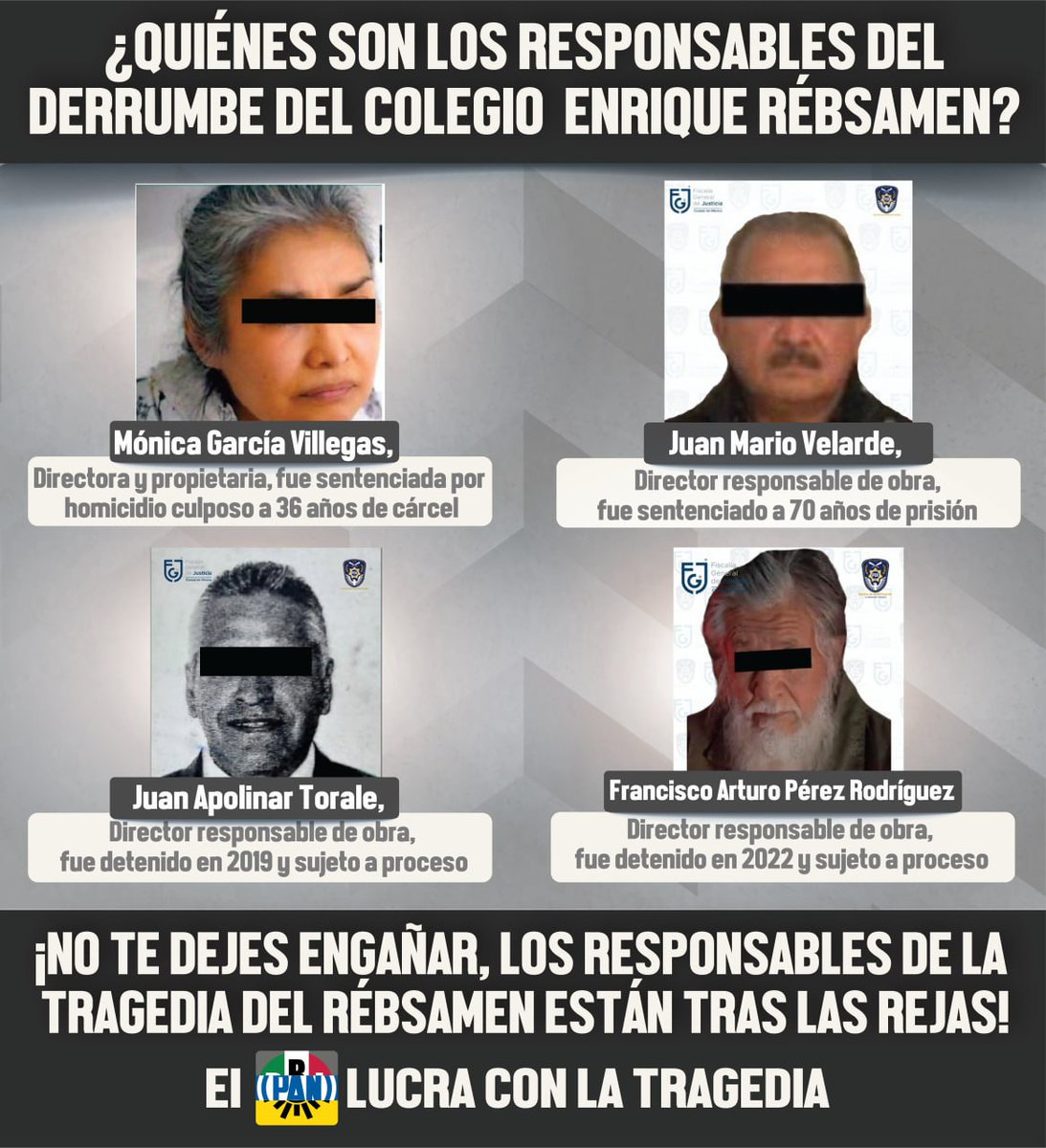 EsClaudia_Qro's tweet photo. #PRIANLucraConTragedia La Doctora Claudia siempre ha estado del lado de la justicia. Ella NO es responsable. https://t.co/mmulfmsfNM