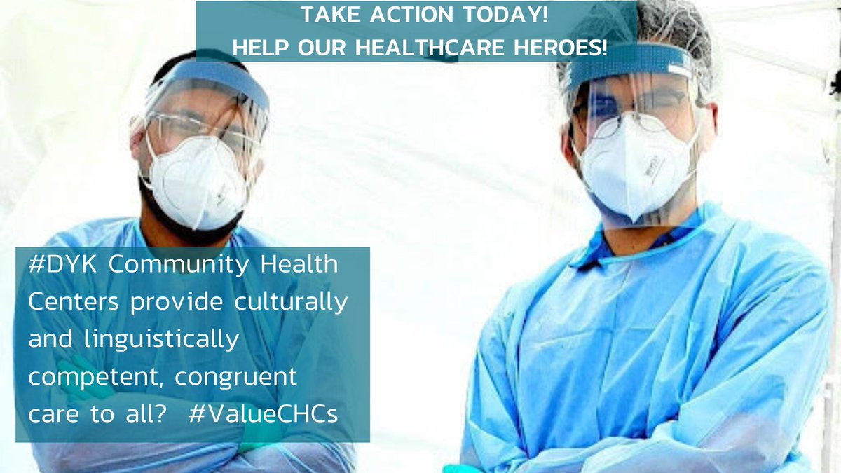 #DYK that #CHCs provide care to ALL who walk through our doors regardless of insurance, ability to pay or immigration status? @RepBarbaraLee @RepSwalwell please vote to pass multi-year funding! Help us take action: bit.ly/3PCckXg #ValueCHCs #HealthEquity #FundCHCs