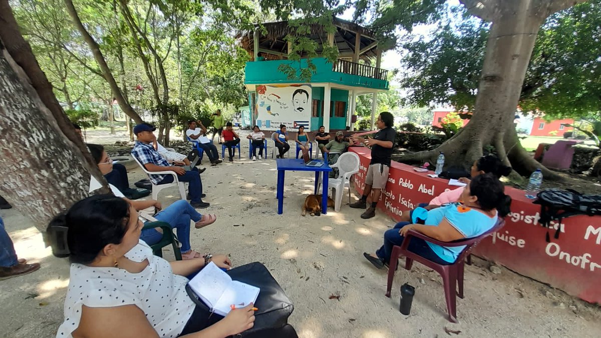 RedTiccaLA's tweet photo. Guatemala inicia proyecto"Fortalecimiento de la gobernanza de los TICCA en el norte de Peten" @AlbertChanDzul de
@UYichLuum
, coordinador #TICCAMesoamérica
@ICCAConsortium
está acompañando el proceso, junto Asociación Solidaria de Acción y Propuesta de Peten-ASAPP + F Feyerabend. https://t.co/3xi2n0DcLw