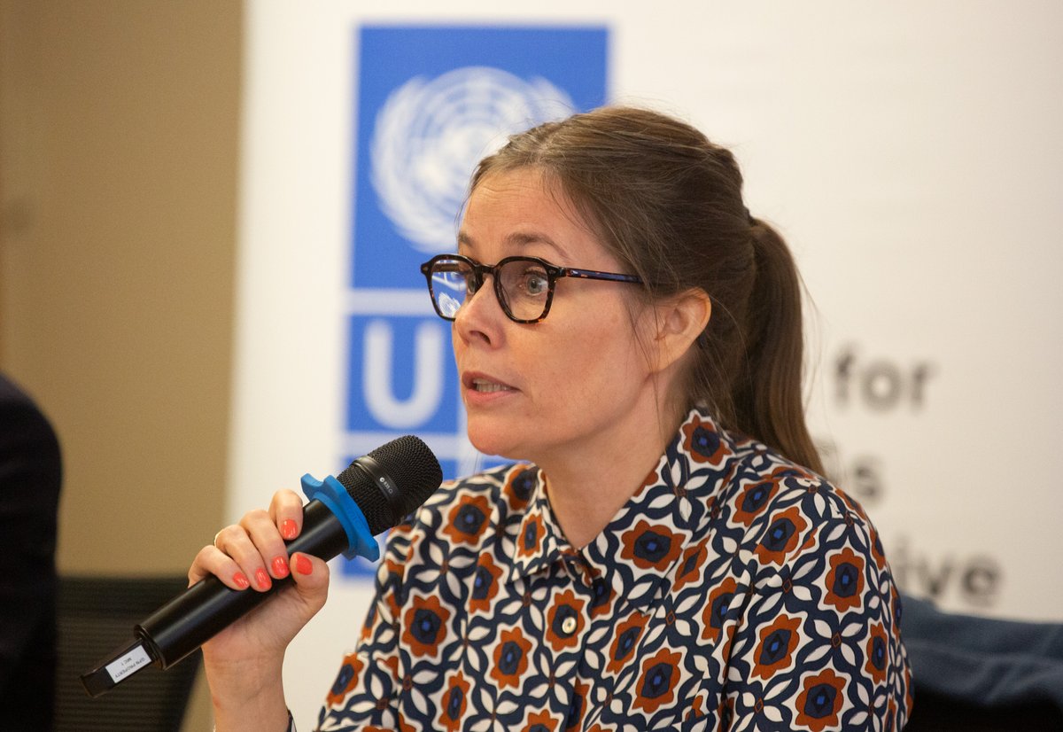 ASteiner's tweet photo. Taxes are more than just state revenue. They are a cornerstone for equal access to services.
 
Engaging panel w @katrinjak &amp; @bardvegar on the link between #wellbeing &amp; healthcare investments. 

@UNDP #Tax4SDGs is supporting countries to reform tax revenues. #ClobalGoals #UNGA https://t.co/Nc6IRbR2cX