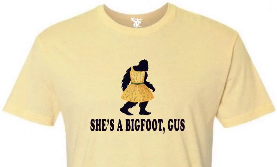 Super70sSports's tweet photo. “Don’t bring a Bigfoot into my home, Gus.”

👉 https://t.co/bJ1Ha3LYhY https://t.co/DxSW43vByK