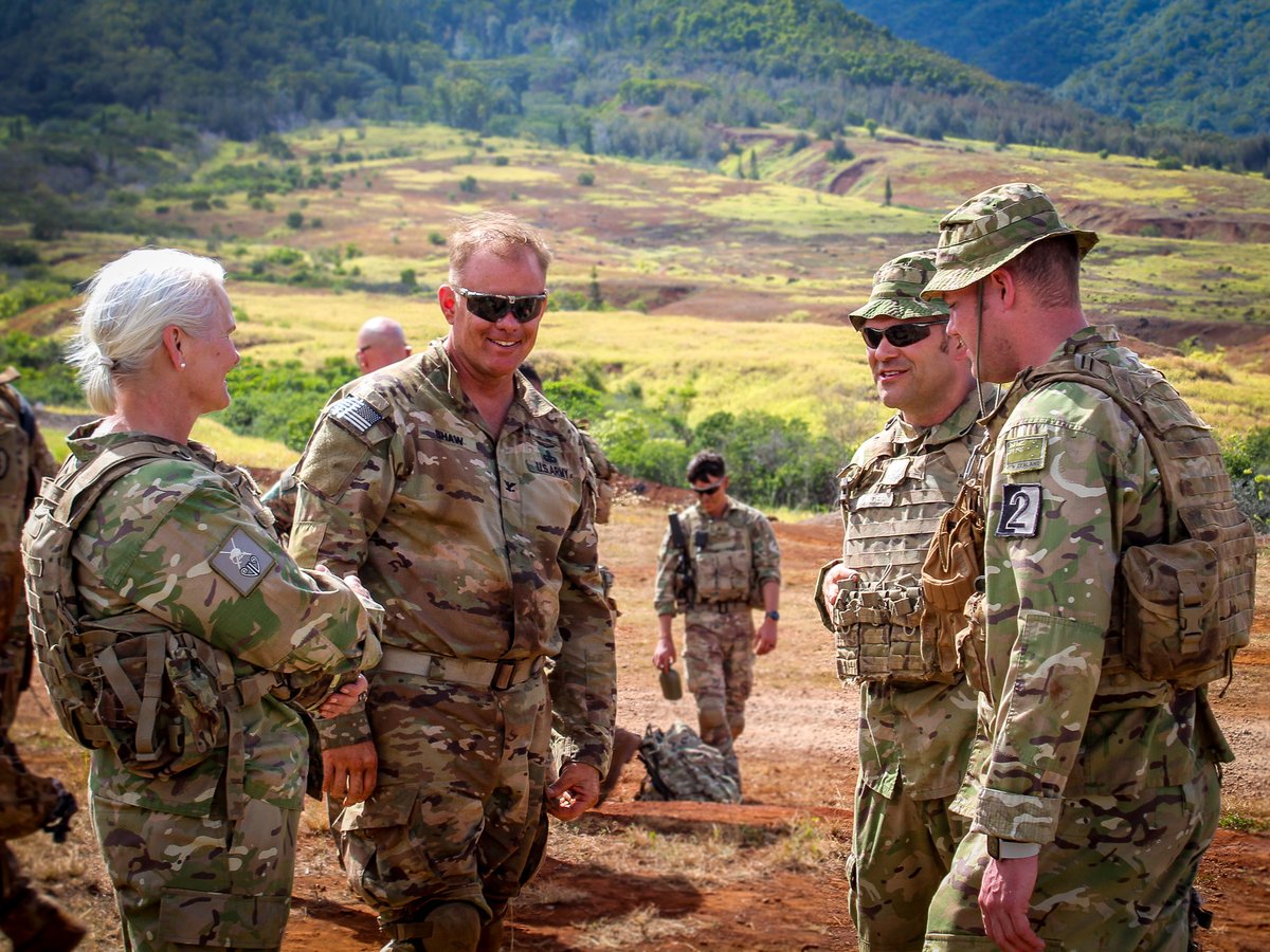 New Zealand Army (@nzarmy) on Twitter photo This month, soldiers from 2CSSB have been working alongside <a href="/USArmy/">U.S. Army</a>'s <a href="/3IBCTBroncos/">3rd Brigade Combat Team, 25th Infantry Division</a> in O'ahu, Hawaii undertaking observation of tactical sustainment to combat operations on Ex Bronco Rumble.
The purpose was to observe and share how our respective elements operate.
#NZArmy This month, soldiers from 2CSSB have been working alongside <a href="/USArmy/">U.S. Army</a>'s <a href="/3IBCTBroncos/">3rd Brigade Combat Team, 25th Infantry Division</a> in O'ahu, Hawaii undertaking observation of tactical sustainment to combat operations on Ex Bronco Rumble.
The purpose was to observe and share how our respective elements operate.
#NZArmy
