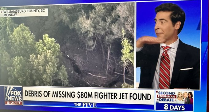 News people acting like #F35 experts. No concerns about the pilot. How bout we wait & hear his story? I seriously doubt he was scratching an itch & accidentally ejected. But let’s blame Binden 🙄 #MissingF35