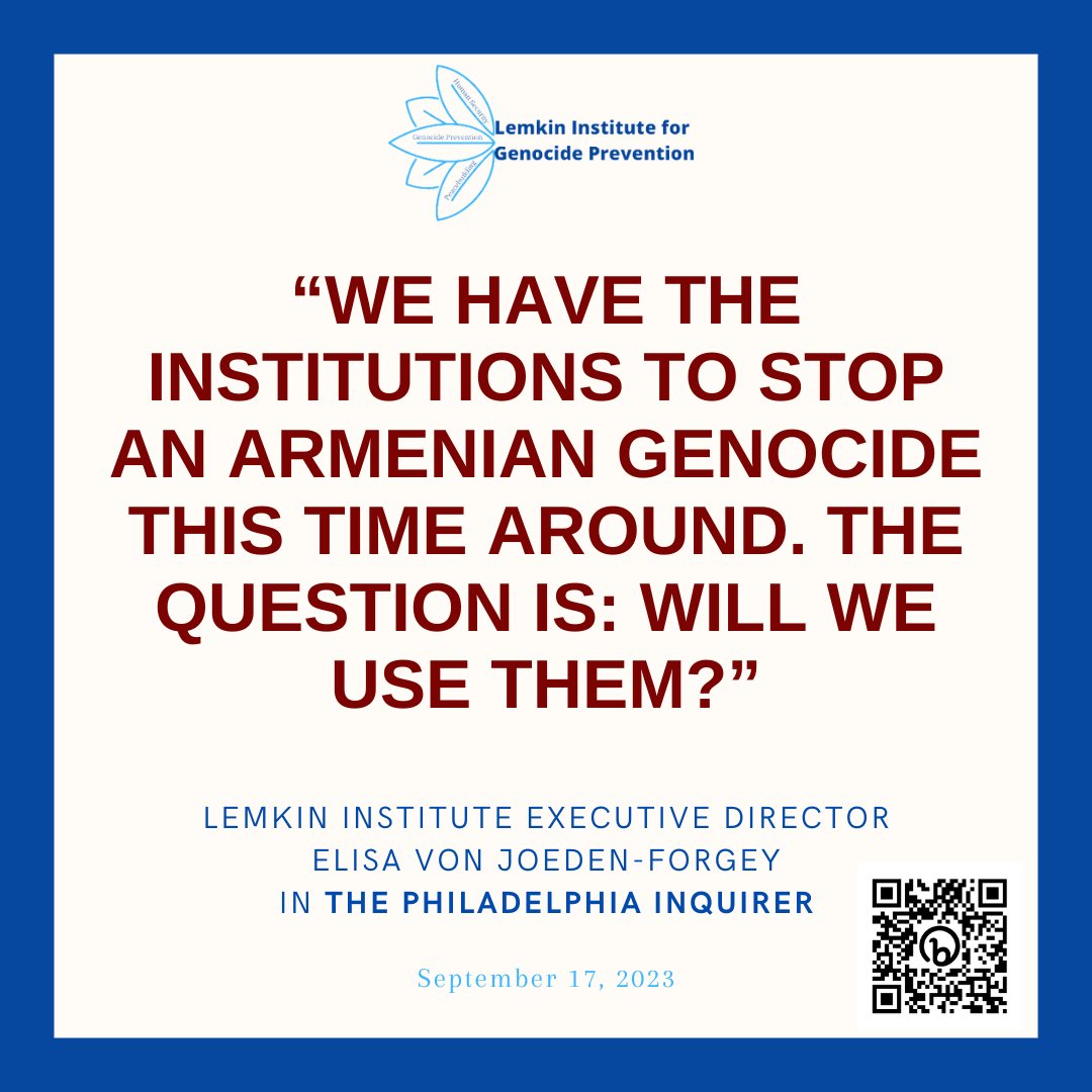 Lemkin Institute for Genocide Prevention tweet media