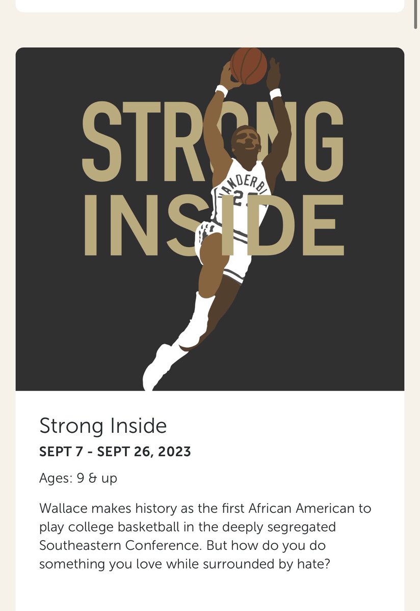 Coach_VThomas's tweet image. My 8th grade babies did a phenomenal job representing @AntiochMSBears at @NashChildThtr &amp;amp; the play #stronginside was amazing!!! We really enjoyed ourselves and the real world connection to Nashville history 🤯!!!💙💛