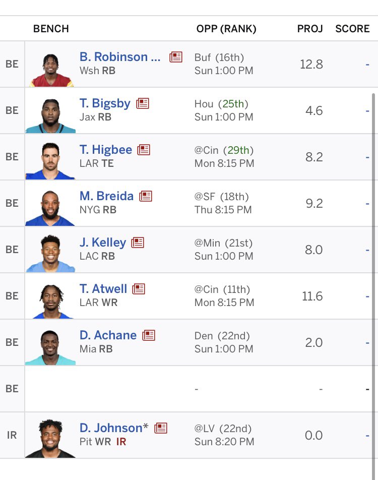 ChmpionVisuals's tweet photo. @rocfantasy_ I’m 0-2 currently but 4th in total scoring. Who should I trade? I like the idea of moving Lockett but not sure for who, or what position. Also thoughts on Kittle? https://t.co/LL9DR4UzXV