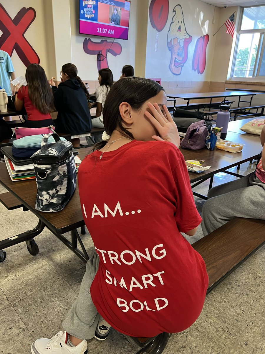 Day 2 of our Start With Hello spirit week!! We all wore our positive messages so well’