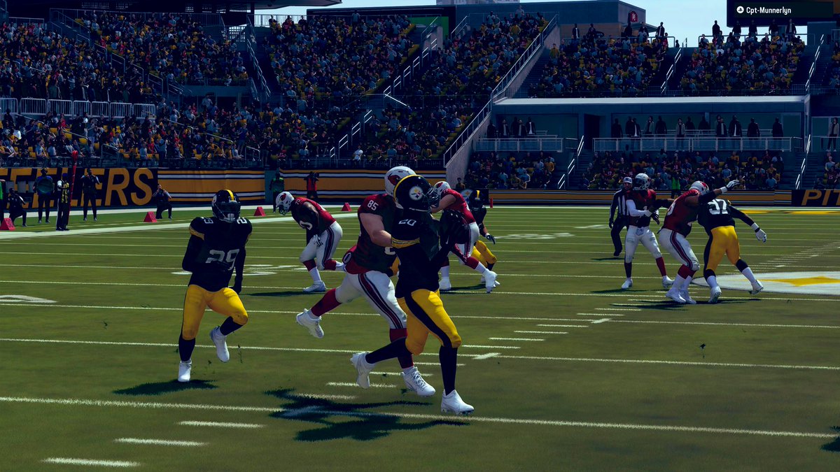 FMLSteelers's tweet photo. 🔥#TheStandard🔥
Apparently @FearlessLG thought it’d be funny matching us against an Atlantic 10 Conference football team this week. 

“My nephew called the plays from Madden 24 live playbooks for me this week.. Told Alex go punch Kyler in face for fun - Mitch. 
 @FMLReport https://t.co/KxV2Stlas2