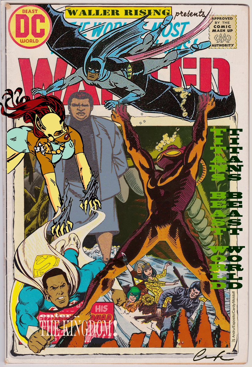 ChuckBrouilette's tweet photo. #thisDecember @DCOfficial #TitansBeastWorld #WallerRising #Superman85 comes to a close with #DrHate deadSet on crashing #TheKingdom & #TaskForceX’s #harshestMistress #keepingWarmThisWinter with a plan to burn #TheSuperSpandexSet in #TheDCU to the ground! @Cbrown803 @Kerongrantart https://t.co/Apeu1vLDep