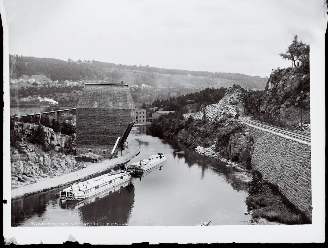 YIMBYLAND's tweet photo. We don’t talk enough about the Erie Canal anymore. 

That thing was crazy. https://t.co/WvI1PTHq7V
