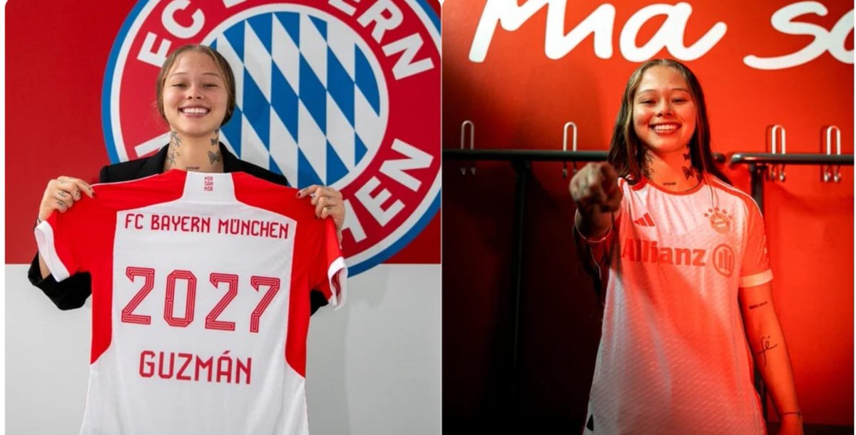 10_santigol's tweet photo. https://t.co/Vp7DrSuQp0
COLOMBIANAS POR EL MUNDO : BAYERN MUNICH ANUNCIÓ EL FICHAJE DE ANA GUZMÁN .
Por : @10_santigol 
#anamariaguzman #anaguzman #bayernmunich #bayernmunichfrauen #miasanmia #Futbolfemenino #womenssoccer #deportes #sports #seleccioncolombiafemenina https://t.co/NTh4iLrCS7