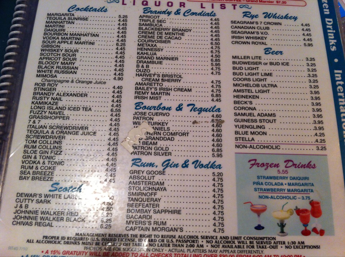 DCcocktails's tweet image. DMV cocktail menus from late 2011. Granted, the one from Fiola is for HH, but STILL. The other is a podunk diner in MD, but STILL #NotTHATLongAgo $$$