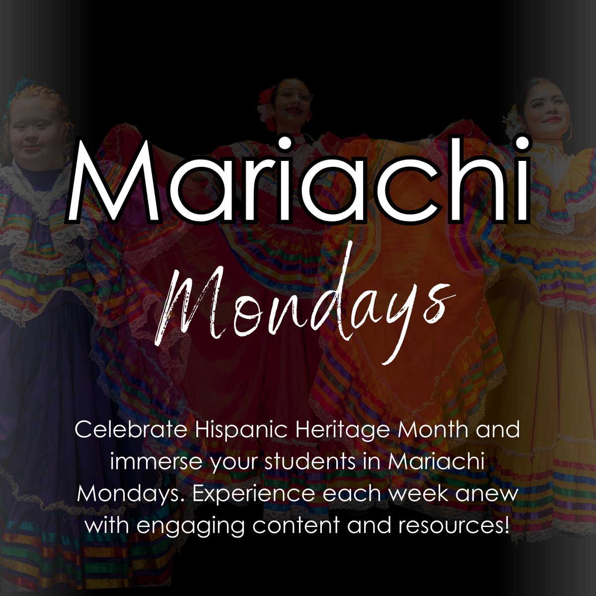 🇺🇸 US EDUCATORS! 📢

Your FREE resources are waiting for you, as well as weekly updates from 💃 'Mariachi Mondays' 💃 with a treasure trove of resources to help you connect with your students ! 🎉 

Sign up now! ❤️ - bit.ly/48o43xm

#MariachiInEducation