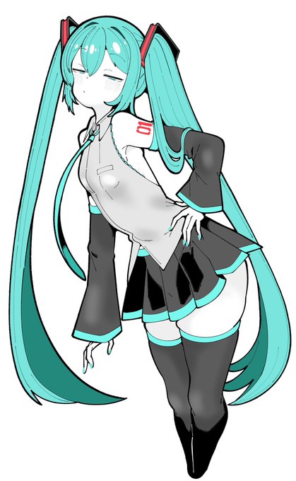 細目ミク#初音ミク 